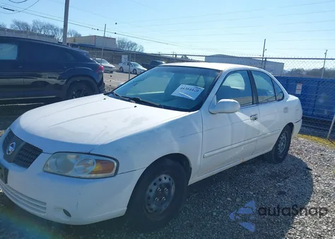 2004 Nissan Sentra 1.8S z USA, uszkodzony, nr VIN 3N1CB51D54L485978